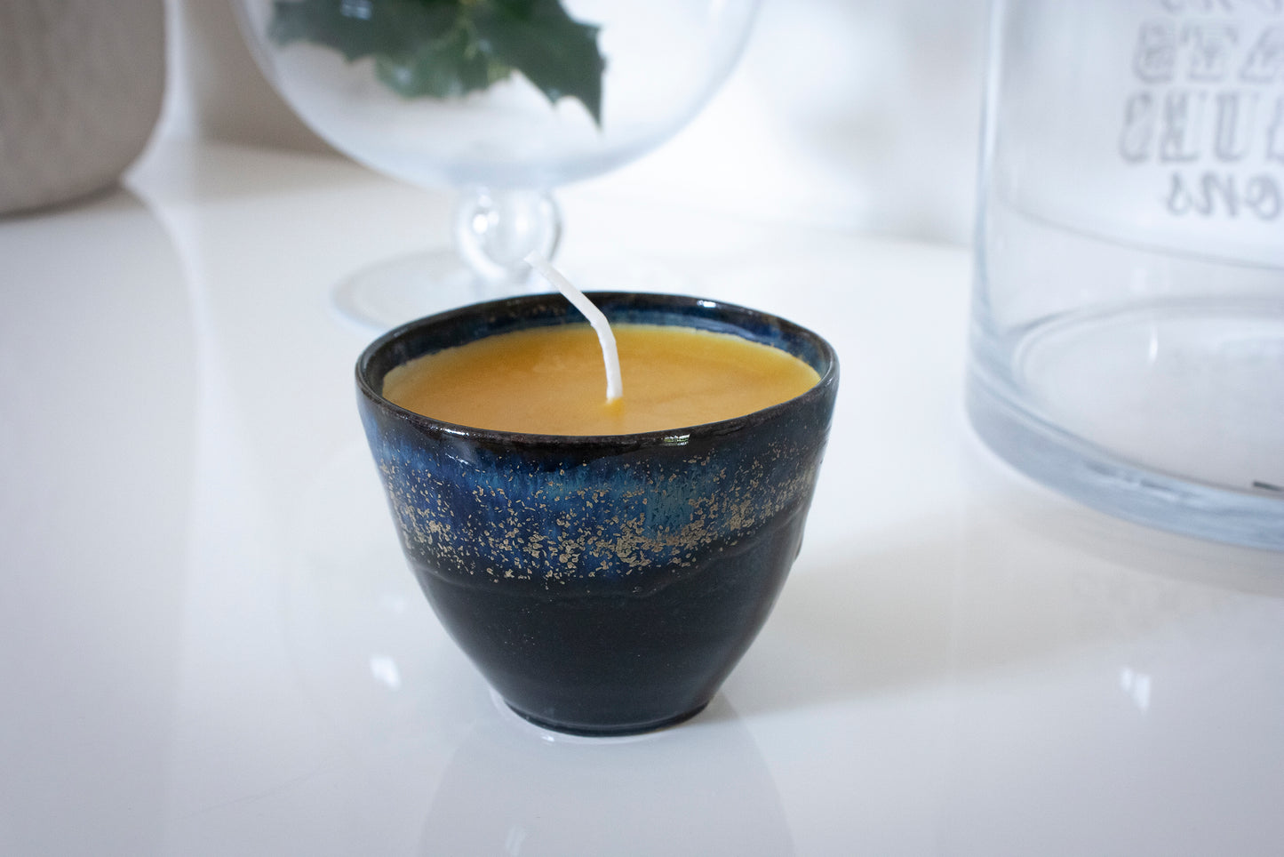 Bougie en cire naturelle d'abeille