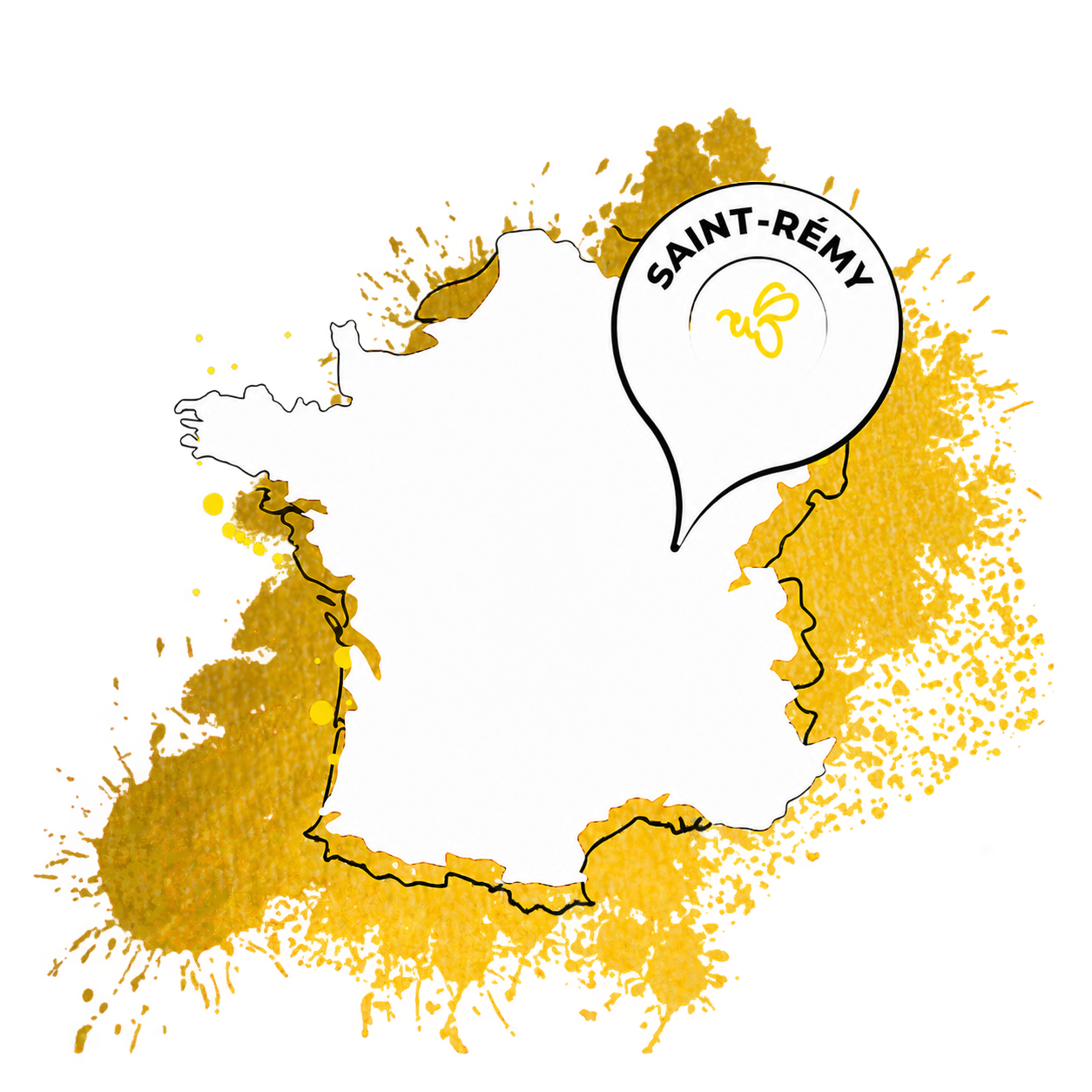 Carte de France — Superbee à Saint-Rémy