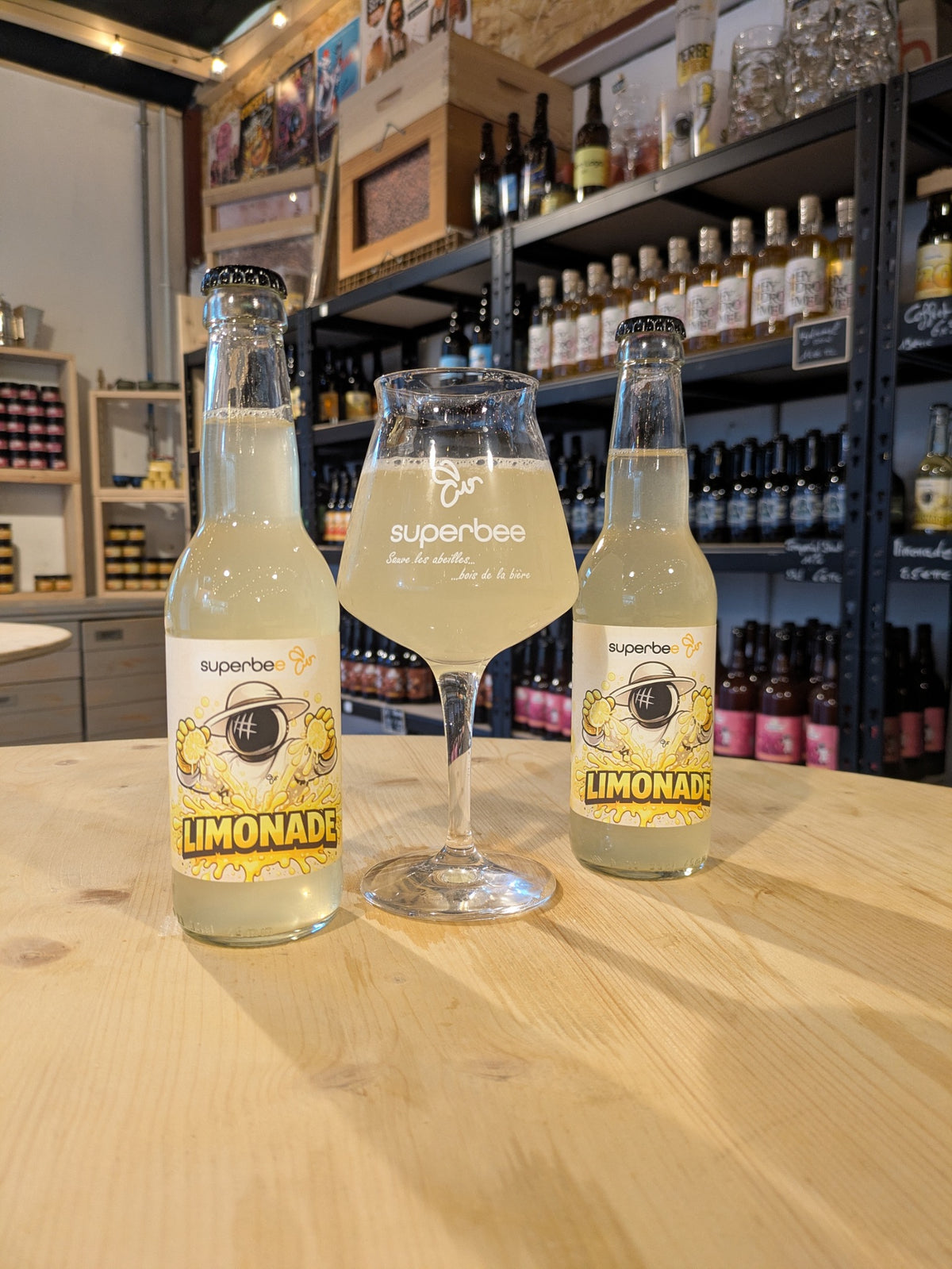 Limonade nature Superbee au citron et au miel